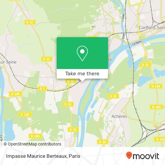 Impasse Maurice Berteaux map