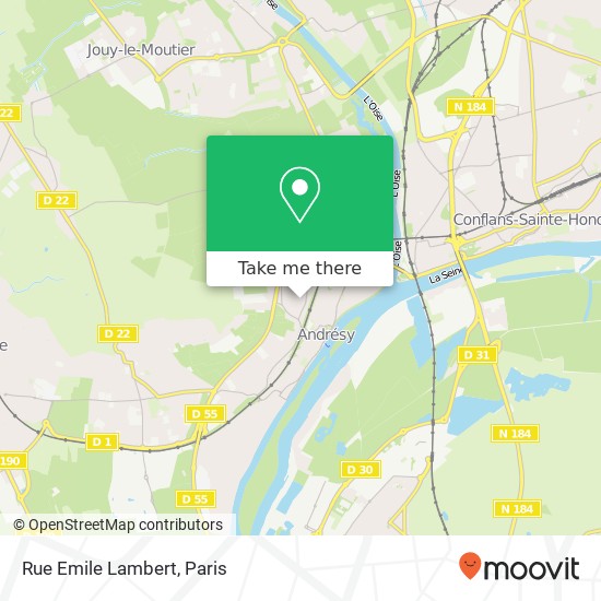 Rue Emile Lambert map
