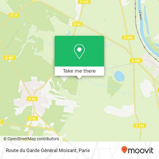 Mapa Route du Garde Général Moisant