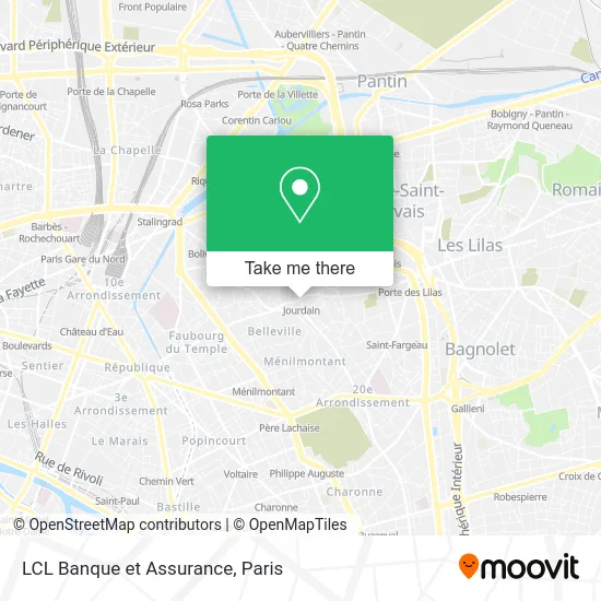 LCL Banque et Assurance map