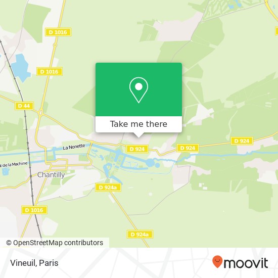 Mapa Vineuil