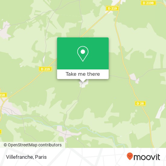 Mapa Villefranche