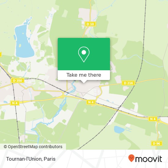 Tournan-l'Union map