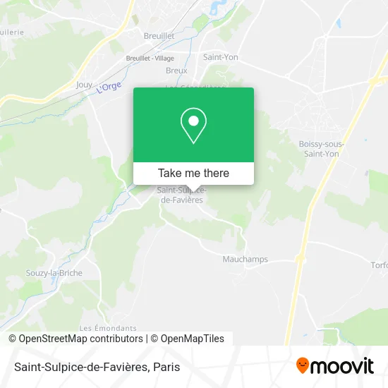 Saint-Sulpice-de-Favières map