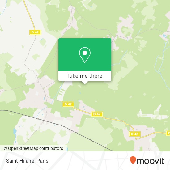 Mapa Saint-Hilaire