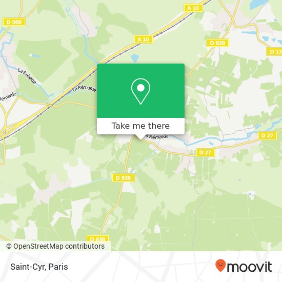 Saint-Cyr map