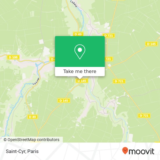 Mapa Saint-Cyr