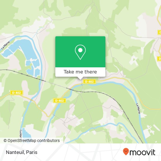 Nanteuil map