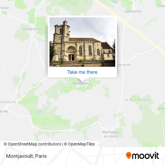Montjavoult map
