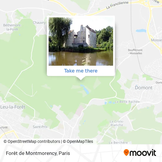 Forêt de Montmorency map