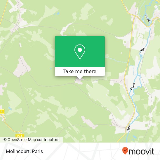 Molincourt map