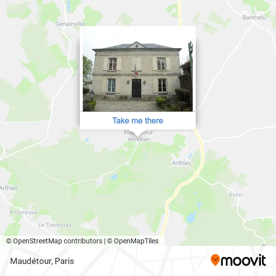 Maudétour map