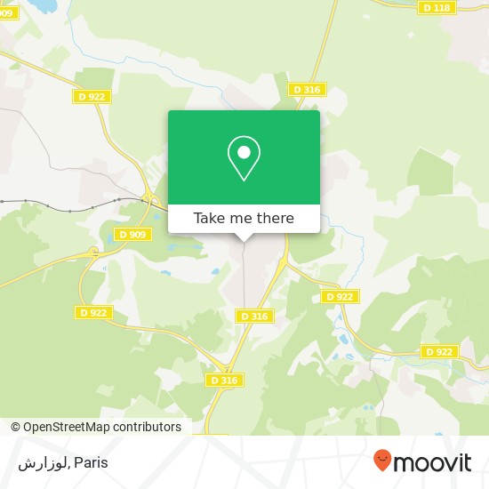 لوزارش map