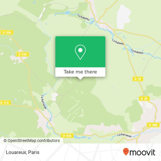 Mapa Louareux