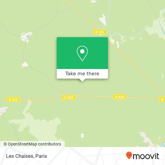 Mapa Les Chaises