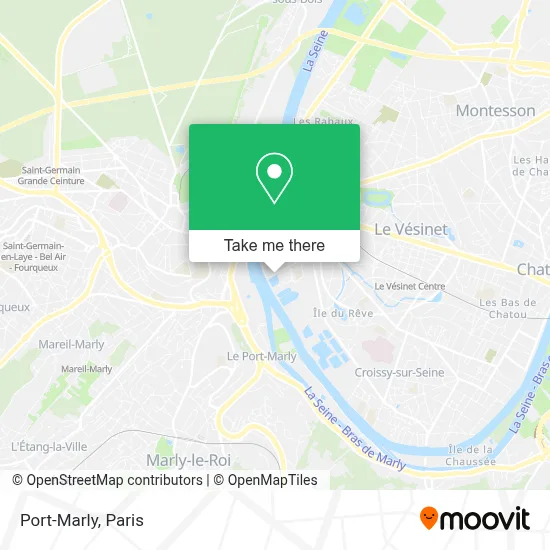 Port-Marly map