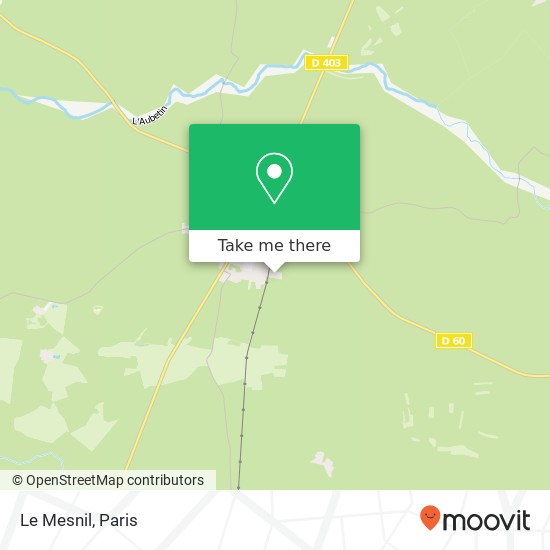 Mapa Le Mesnil