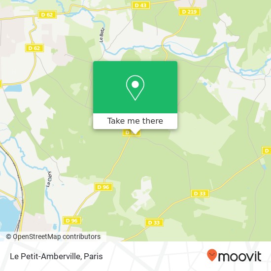 Mapa Le Petit-Amberville