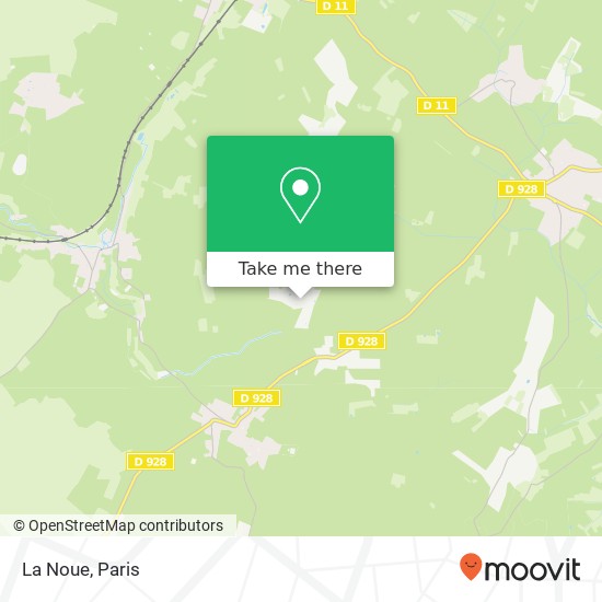 La Noue map