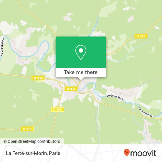 Mapa La Ferté-sur-Morin