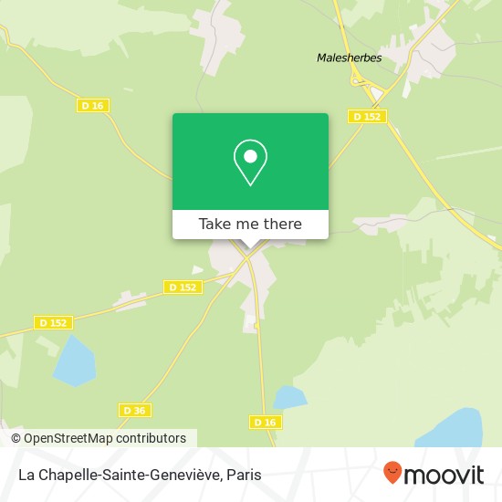 Mapa La Chapelle-Sainte-Geneviève