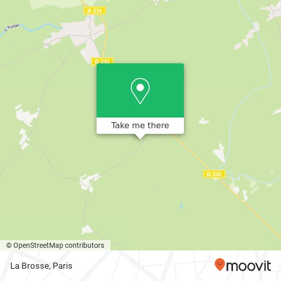 La Brosse map