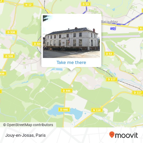 Jouy-en-Josas map
