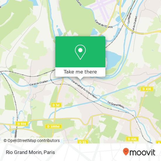 Rio Grand Morin map