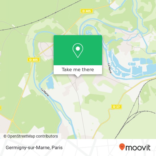 Mapa Germigny-sur-Marne