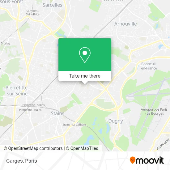 Garges map