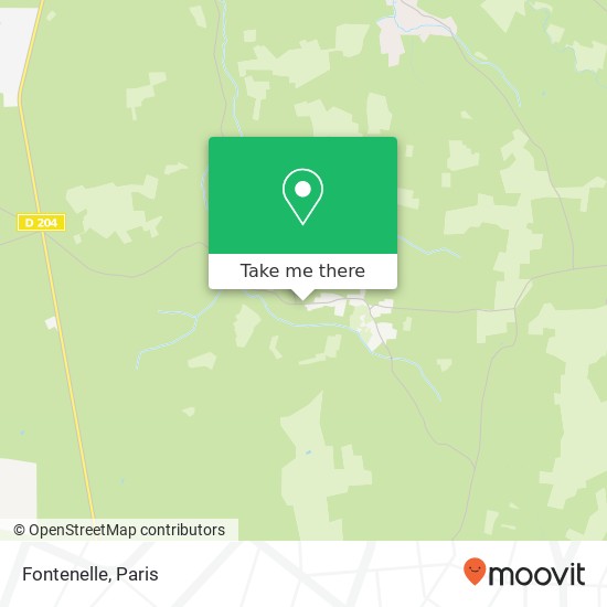 Mapa Fontenelle