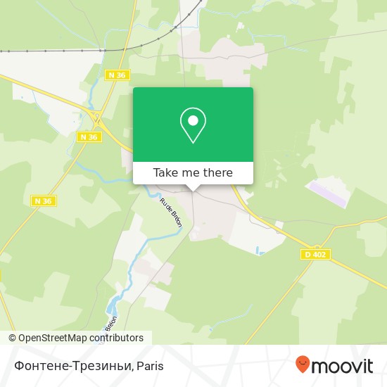 Фонтене-Трезиньи map