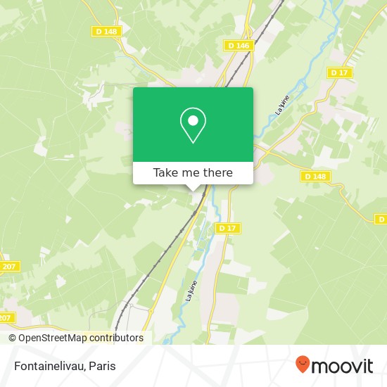 Fontainelivau map