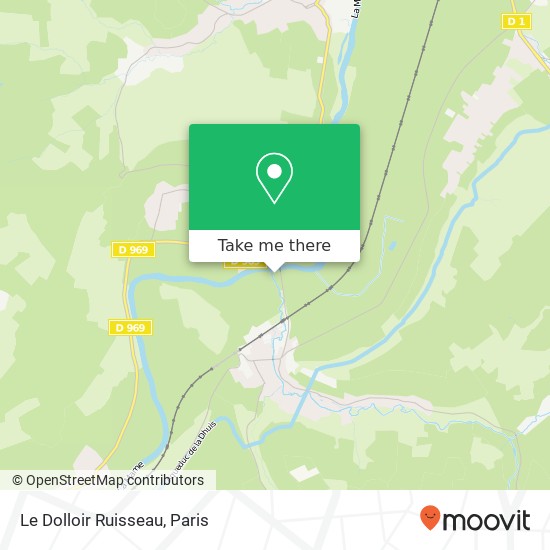Mapa Le Dolloir Ruisseau