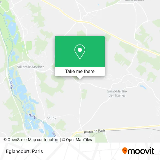 Églancourt map
