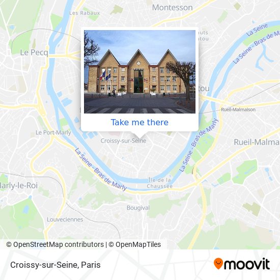 Mapa Croissy-sur-Seine