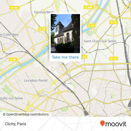 Clichy map