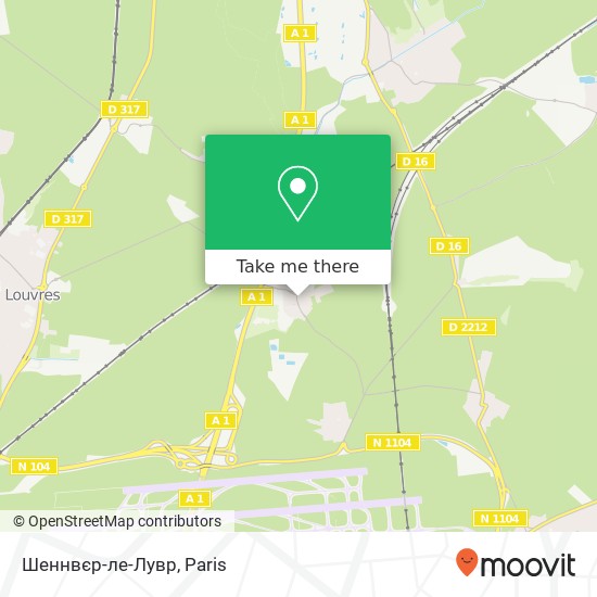 Шеннвєр-ле-Лувр map