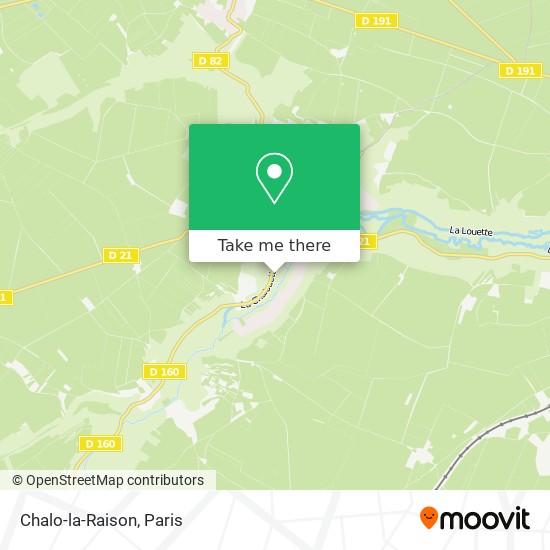 Chalo-la-Raison map