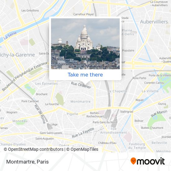 Montmartre map