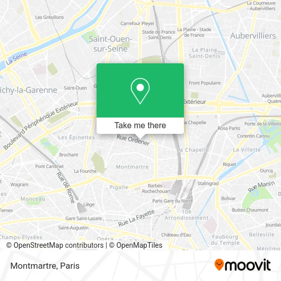 Montmartre map