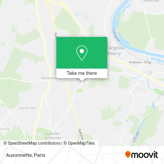 Auxonnette map