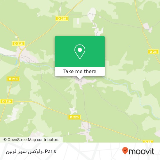 Mapa واوکس سور لونین