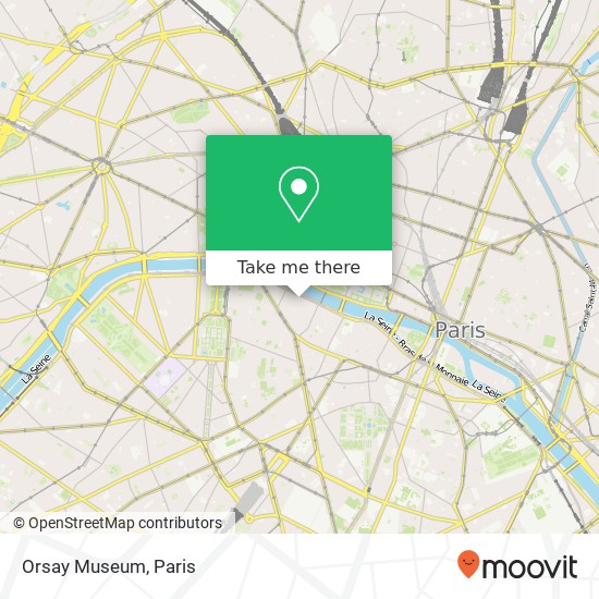 Mapa Orsay Museum