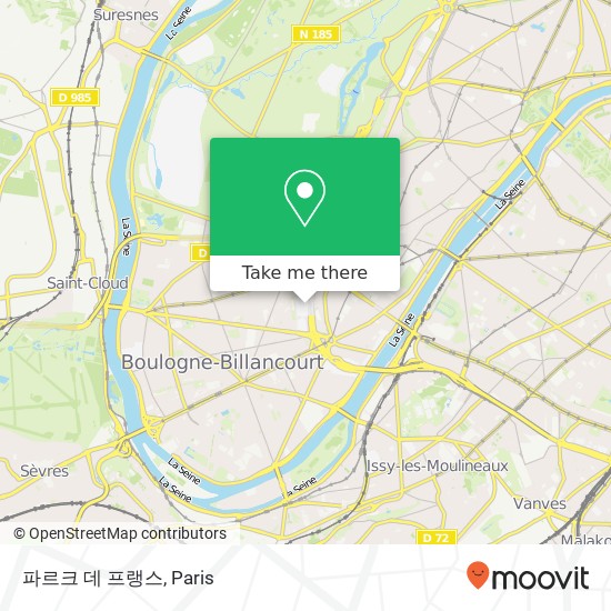 파르크 데 프랭스 map