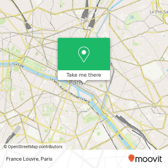 France Louvre map