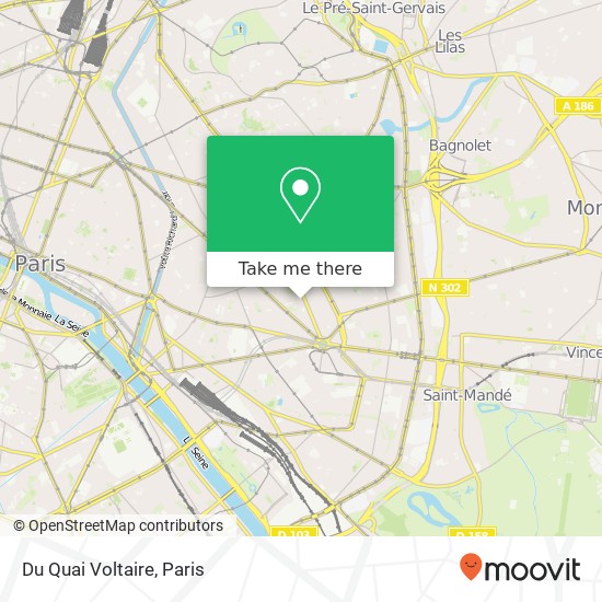 Mapa Du Quai Voltaire