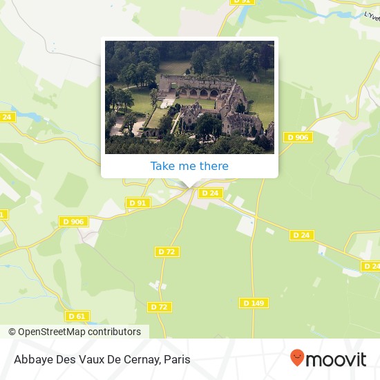 Abbaye Des Vaux De Cernay map