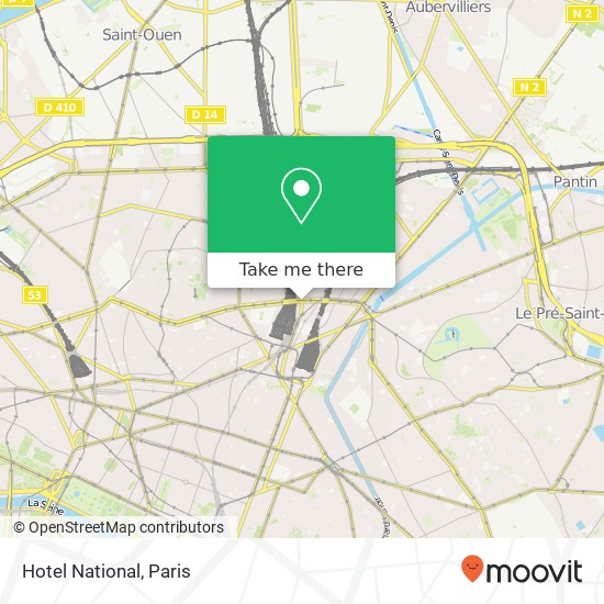 Hotel National map