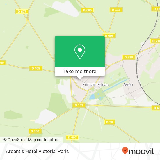 Mapa Arcantis Hotel Victoria